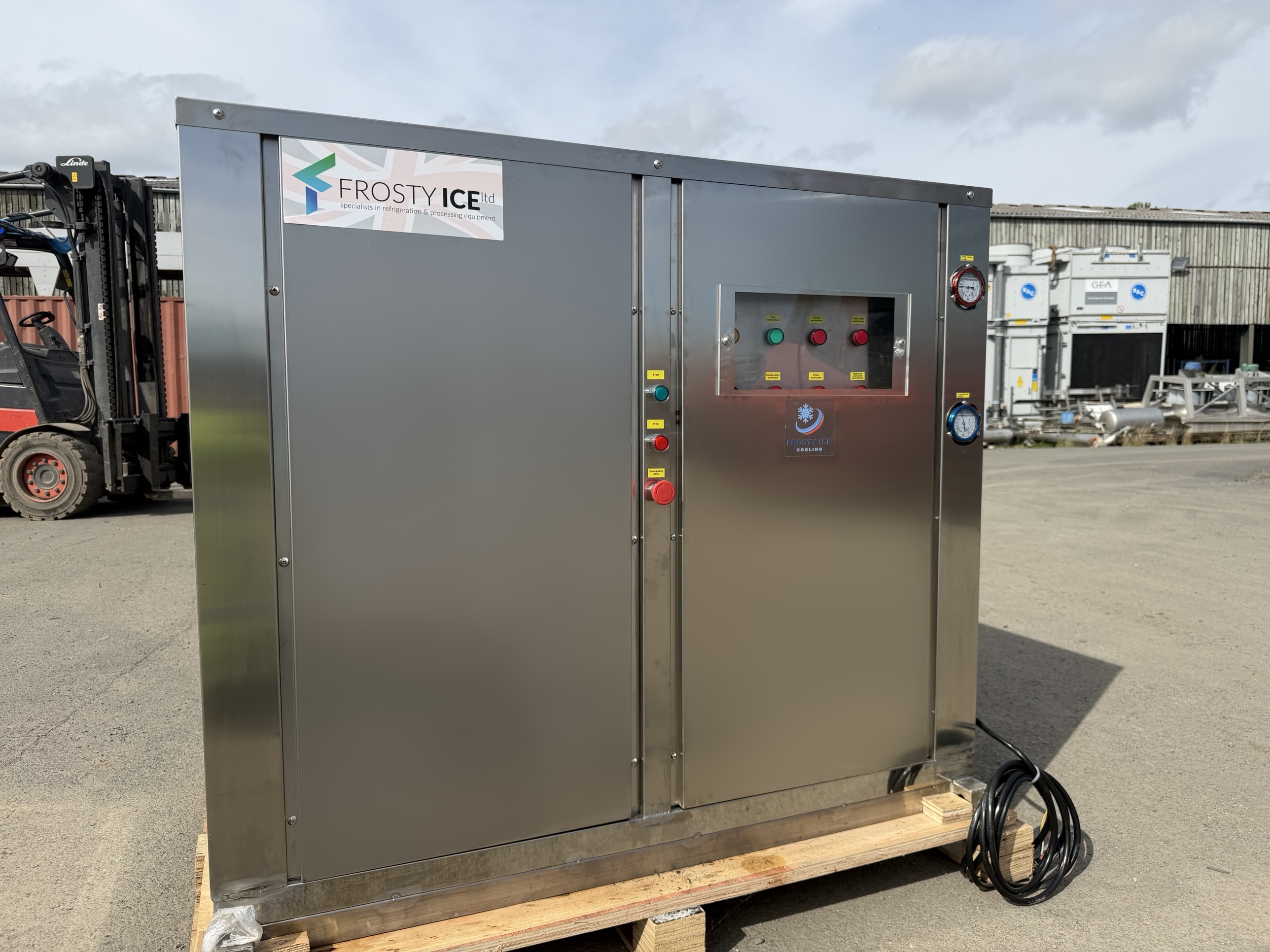 Sea water flake ice machine for fishing boats or land - Image 6