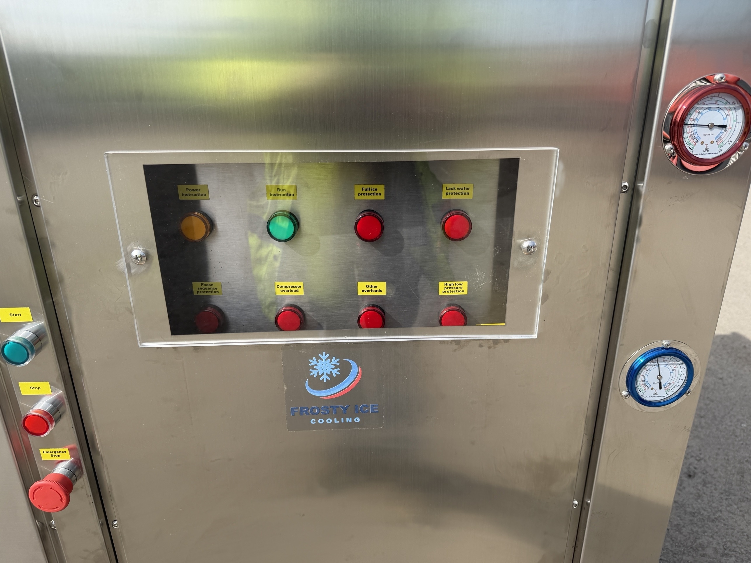 Sea water ice machine